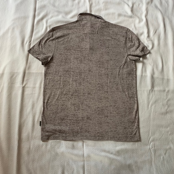 COPY - John Varvatos Polo Shirt, Size L, Light Pink/Taupe - Picture 5 of 8